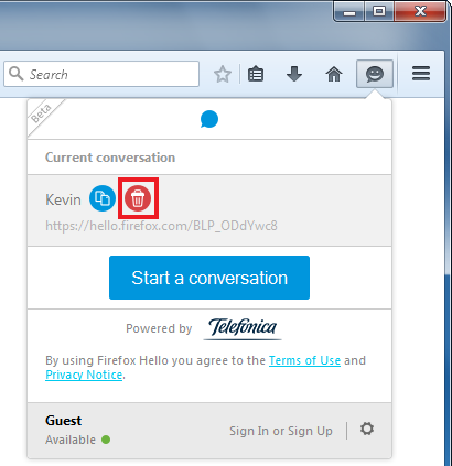 Come effettuare conversazioni audio video con Firefox Hello.