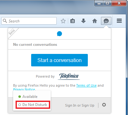 Come effettuare conversazioni audio video con Firefox Hello.