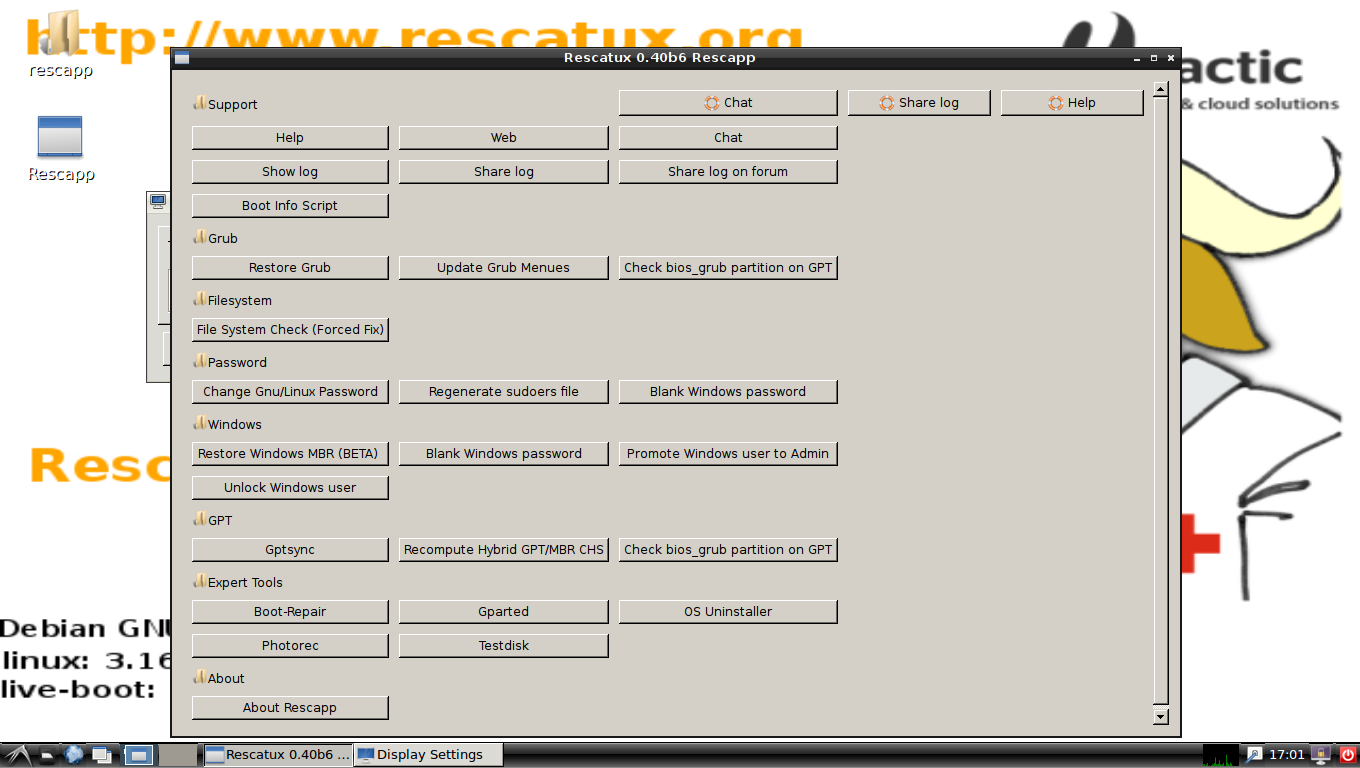[Recensione Distro] Rescatux 0.40 beta 6