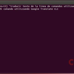 Come tradurre da terminale con Google Translate