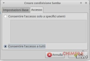 Come condividere cartelle in rete con Xubuntu