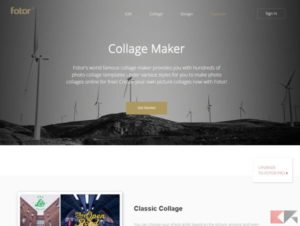 Collage foto: migliori siti, app e programmi