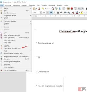 Come creare un PDF editabile (menu, campi di testo, quiz)