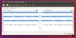 Confrontare due file in Linux col comando diff