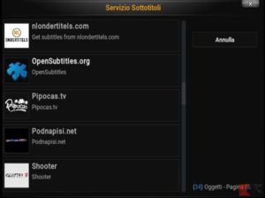 Sottotitoli automatici su Kodi