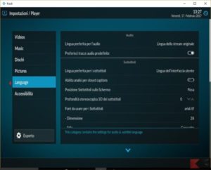 Sottotitoli automatici su Kodi