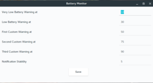 Battery Monitor per Ubuntu si aggiorna ed introduce le notifiche personalizzate!