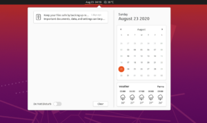 Weather in the clock porta il meteo nel Menu di Ubuntu