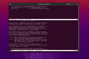 Provate Jove, un text editor minimale per i fan di Emacs